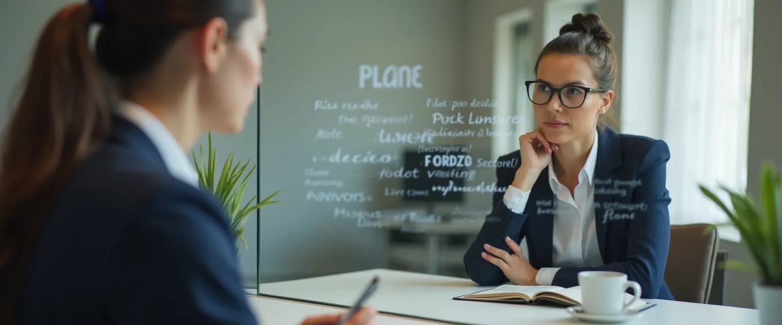 Professional using mirror moment technique for self awareness and self development