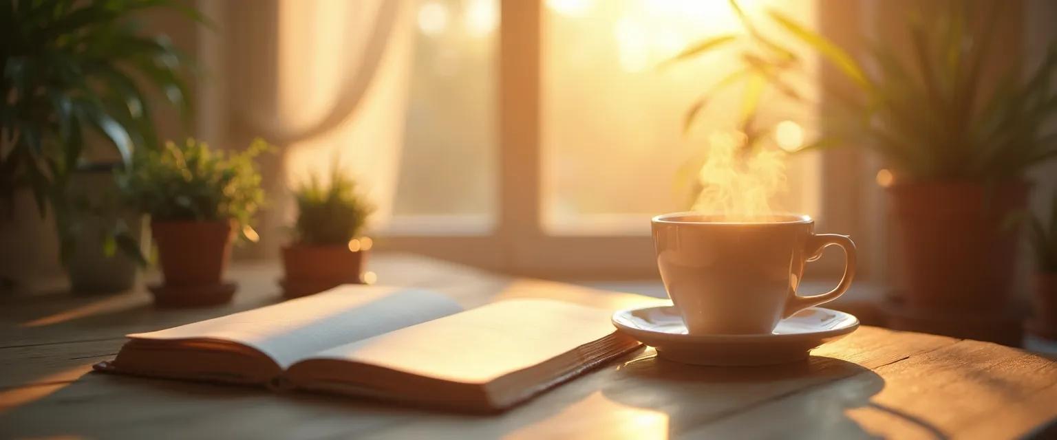 Woman practicing morning rituals for our mindful life approach