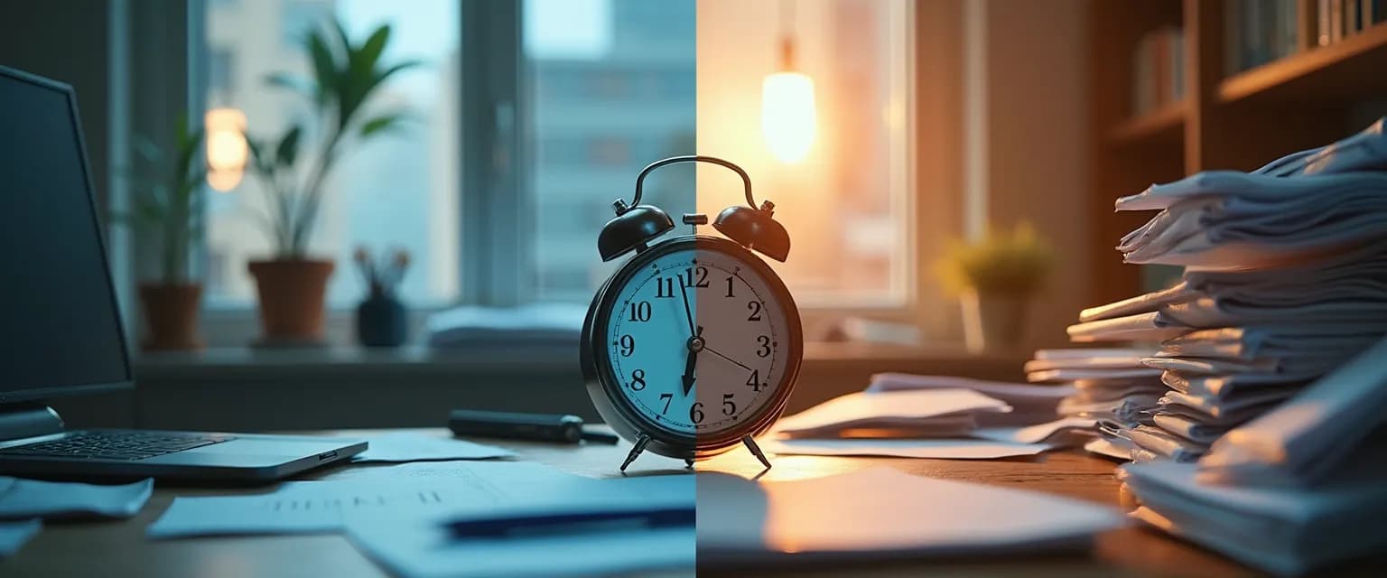 Professional strategically delaying tasks versus rushing to meet deadlines - procrastination in professional settings