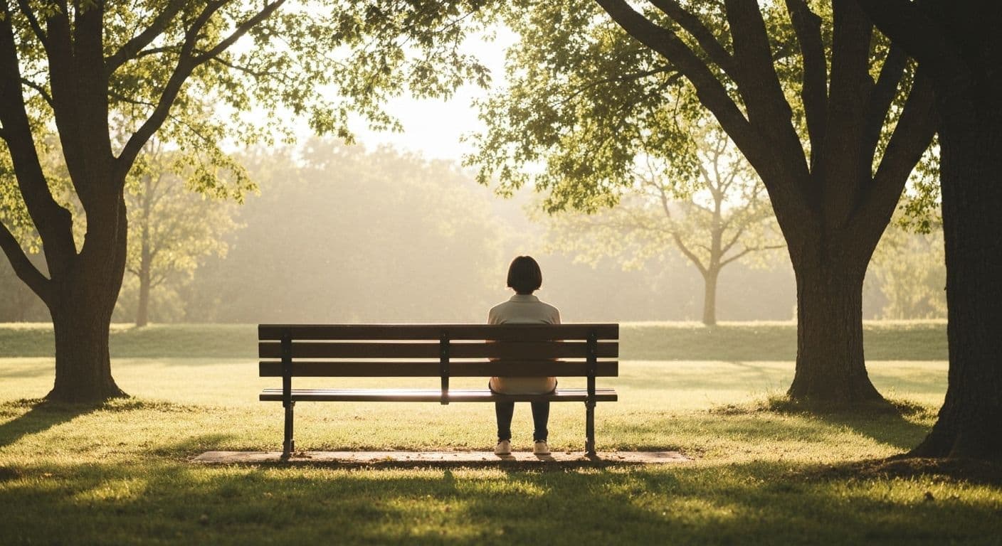 Person reflecting peacefully showing how to overcome a heartbreak fast through mindful emotional processing
