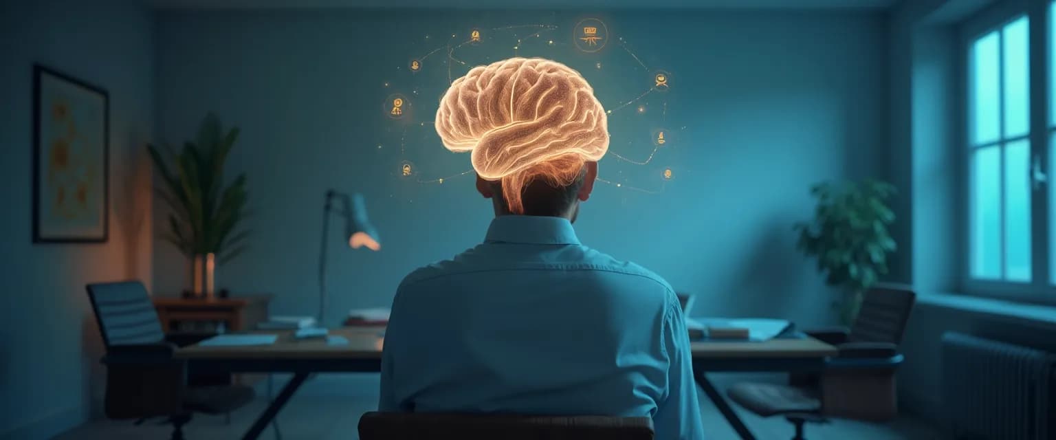 Leader demonstrating the basics of emotional intelligence in a team meeting