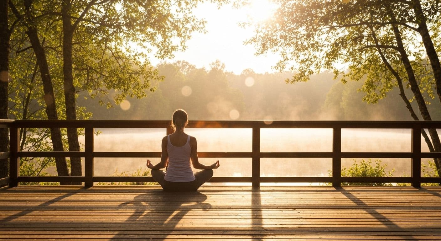 Person practicing mindfulness during stressful moment, showing why mindfulness is an active tool for daily overwhelm
