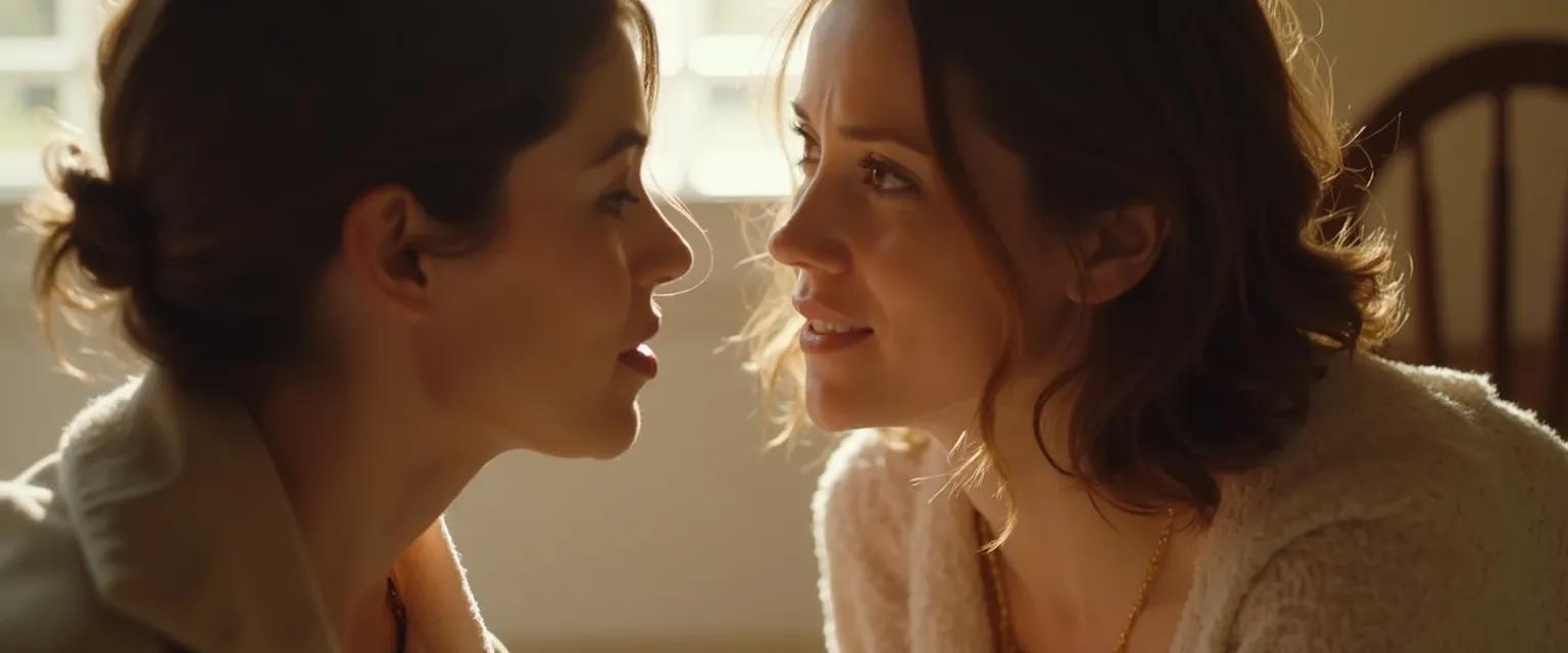 Two people engaged in conversation developing the emotional intelligence through active listening