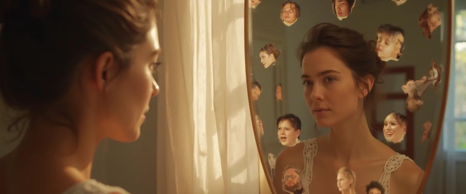 Person practicing awareness of others through mindful listening and observation