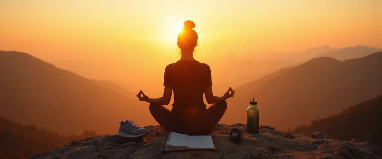 Person practicing daily resilience rituals to build an unbeatable mind