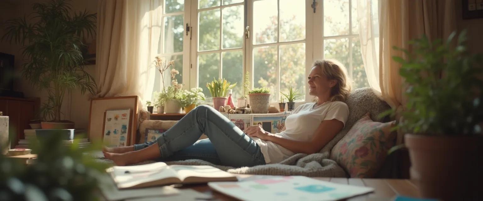 Person overcoming procrastination in leisure activities by engaging in a hobby