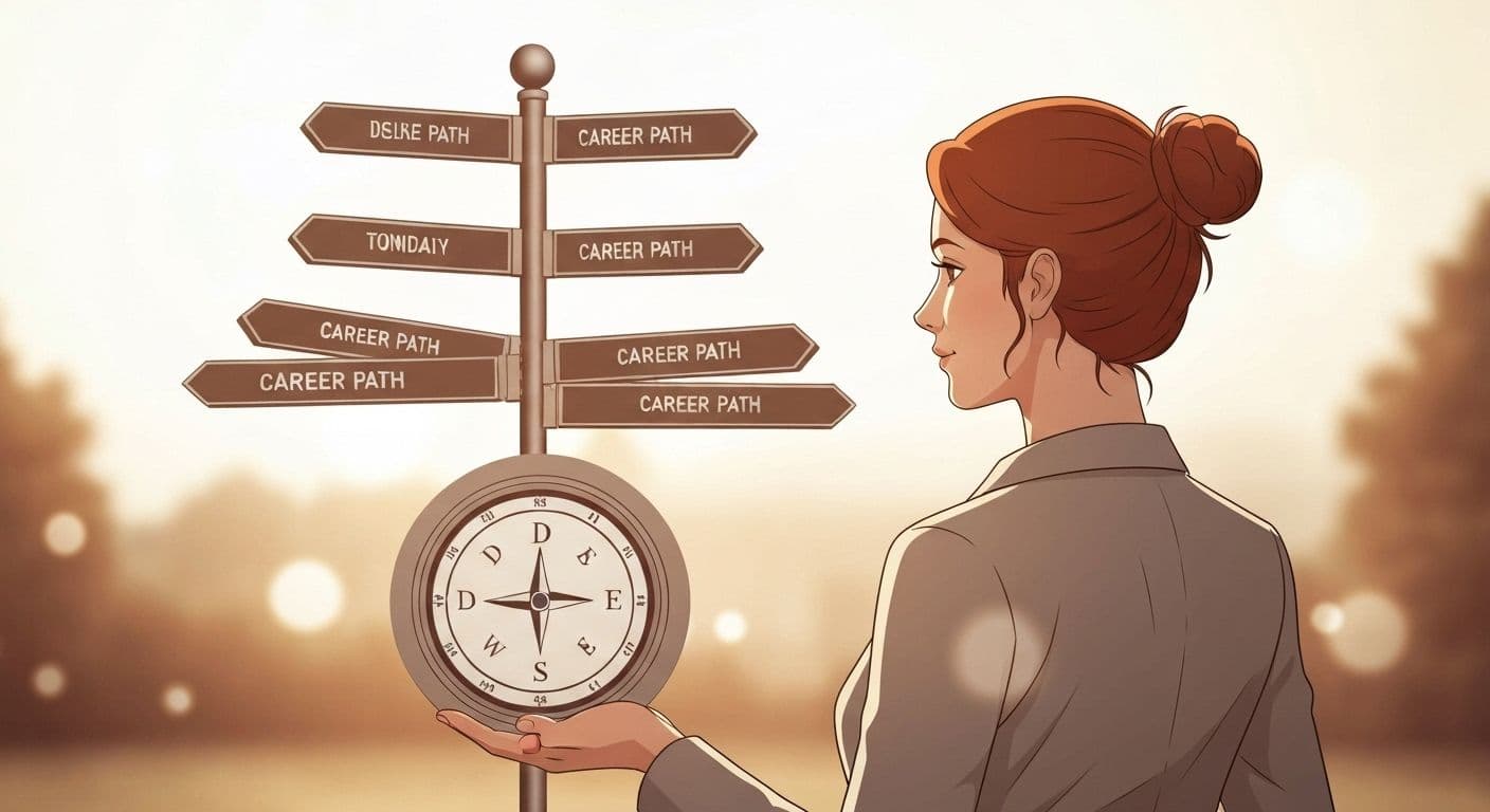 Professional using DISC self-awareness strategies to navigate career transition without stress