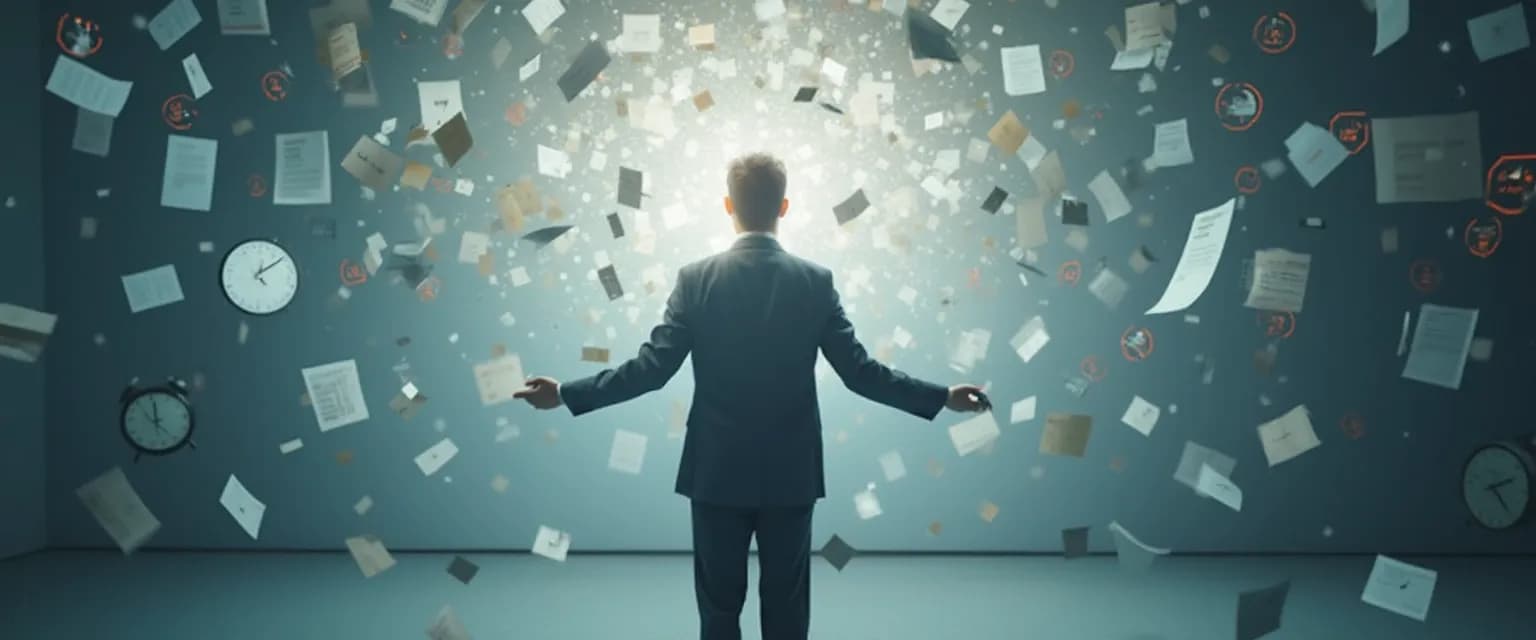 Professional using self-management and self-awareness techniques in a high-pressure work environment