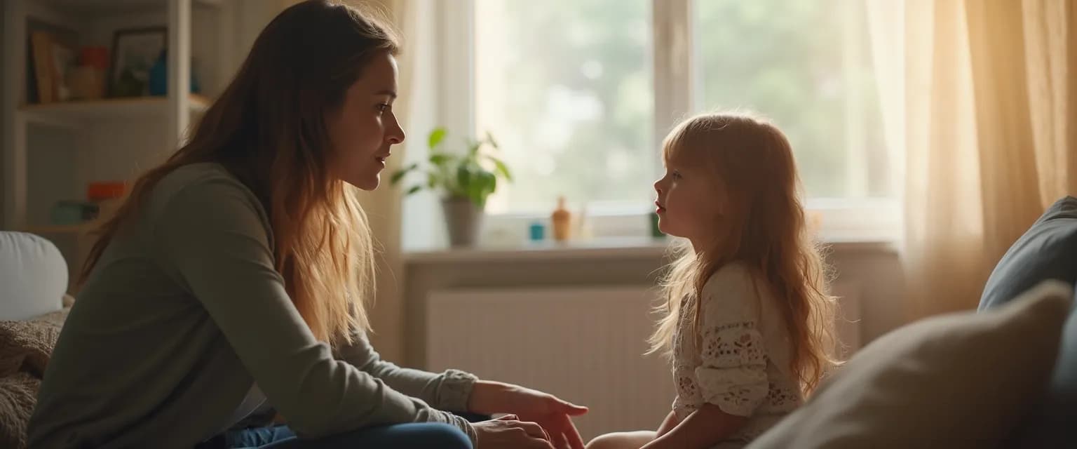 Working parent applying the science of emotional intelligence during a family conflict