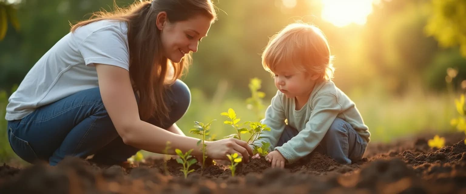 Parent and child working together to develop a growth mindset through supportive interaction