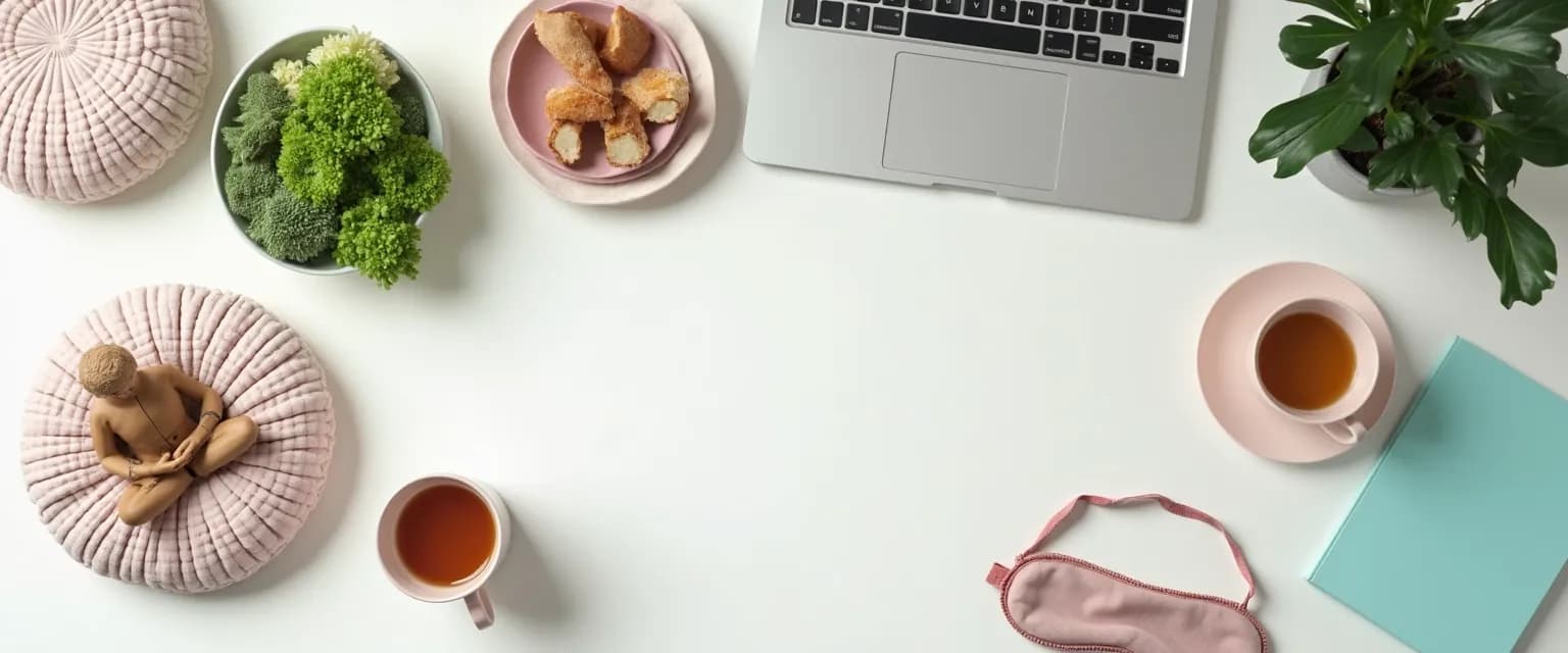 The 7 elements of the Healthy Mind Platter visualization for busy professionals