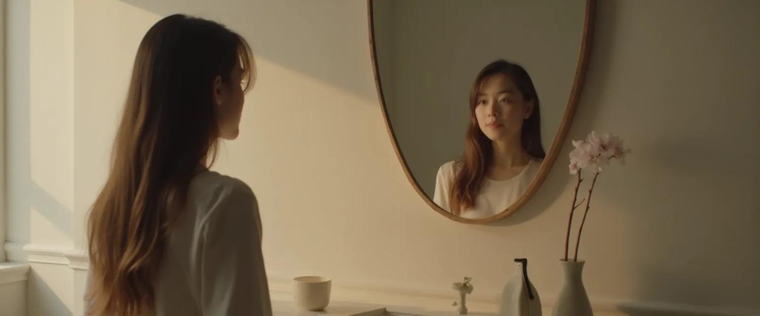 Person practicing techniques to improve self awareness skills with compassion