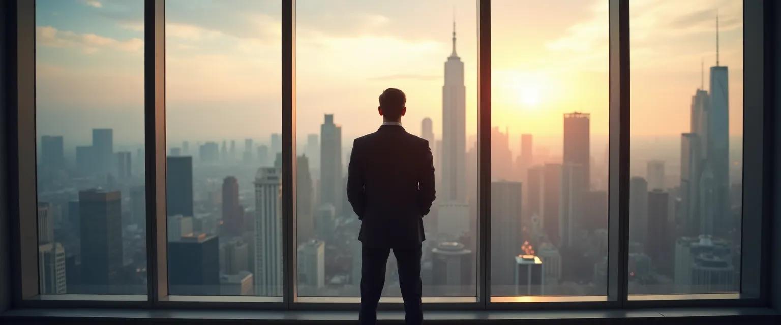 Business leader practicing self-awareness techniques during a meeting