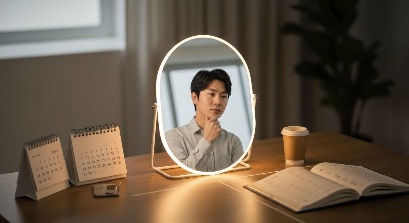 Person pausing thoughtfully before making a decision, demonstrating how self-awareness which is knowledge guides daily choices