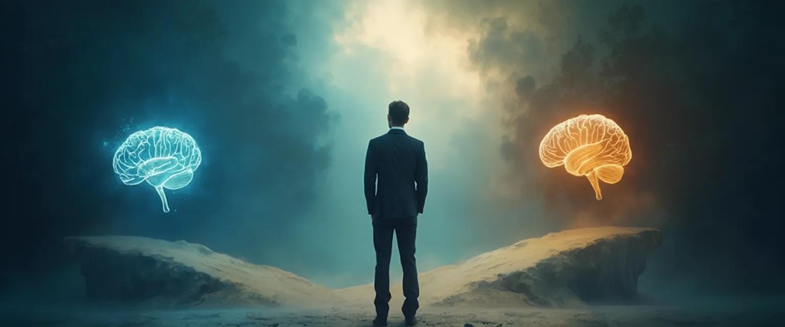 Leader balancing intelligence and self-awareness while making decisions with their team