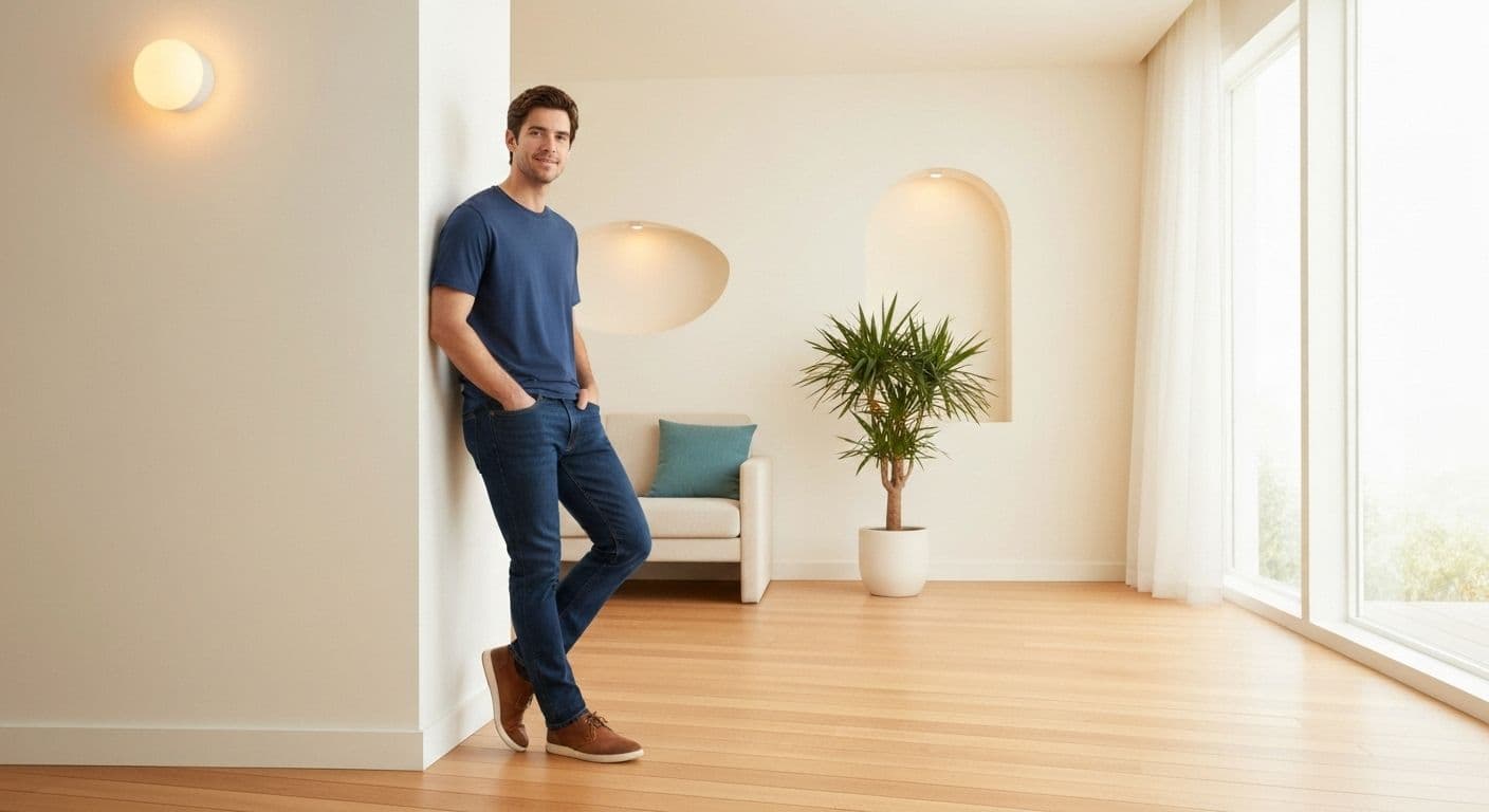 Person cultivating awareness during daily commute by observing surroundings without using phone or meditation app