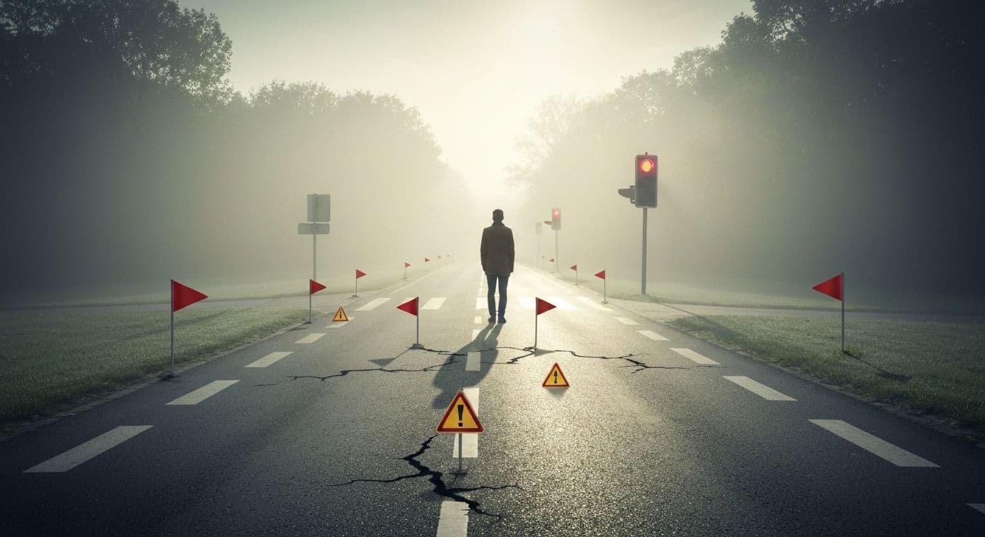 Person reflecting on relationship warning signs and gut instincts after blindsided breakup shared on Reddit