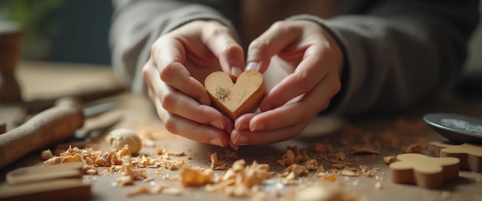 Person creating art as a way of coping with heartbreak and emotional healing