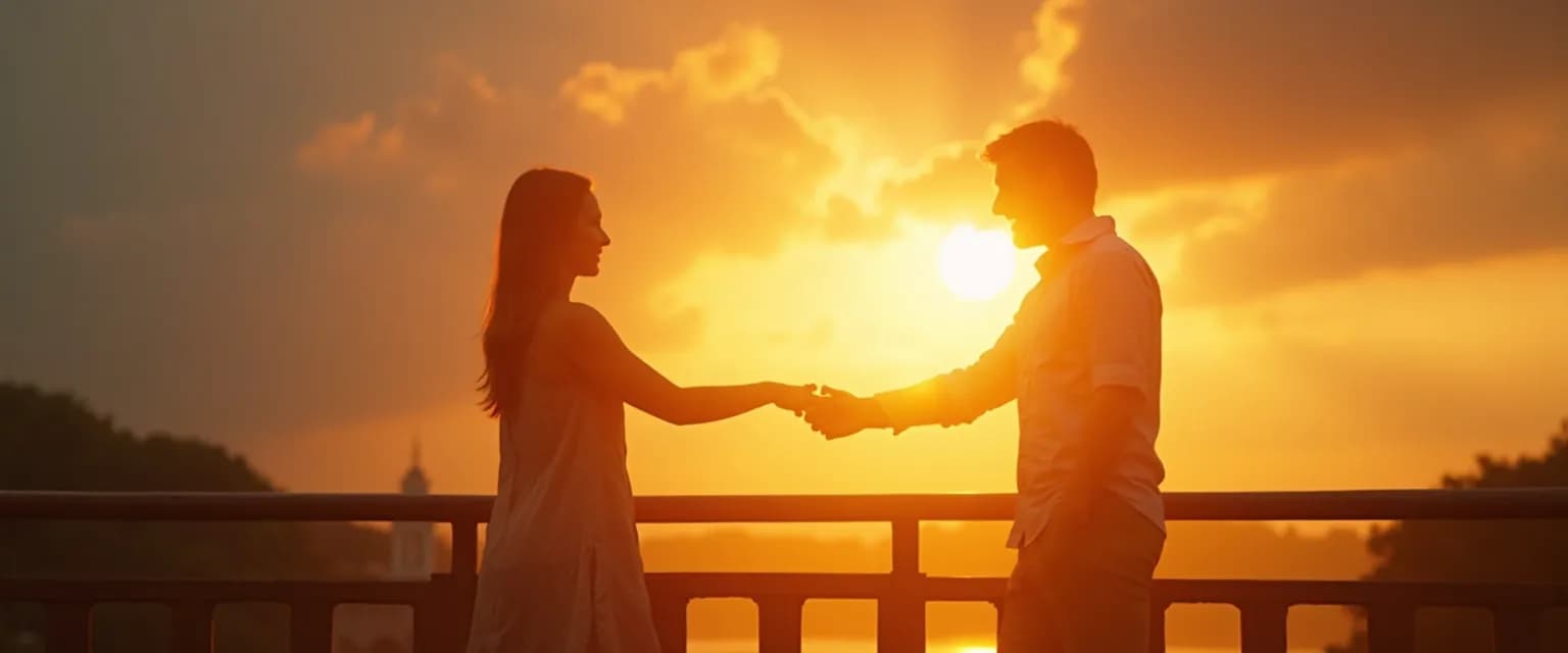 Couple building trust in a new relationship after breakup through meaningful connection