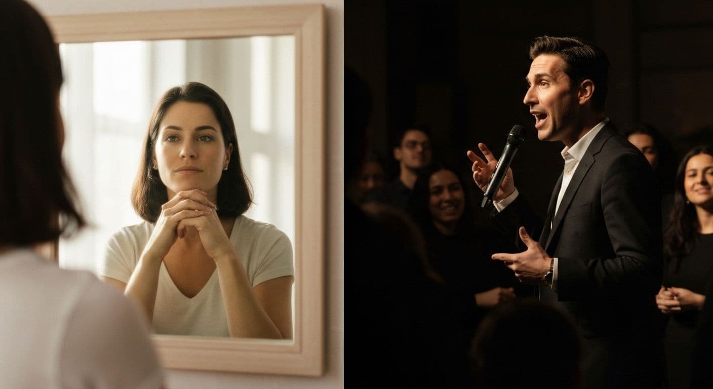 Person reflecting thoughtfully representing self awareness and confidence building for lasting self-assurance