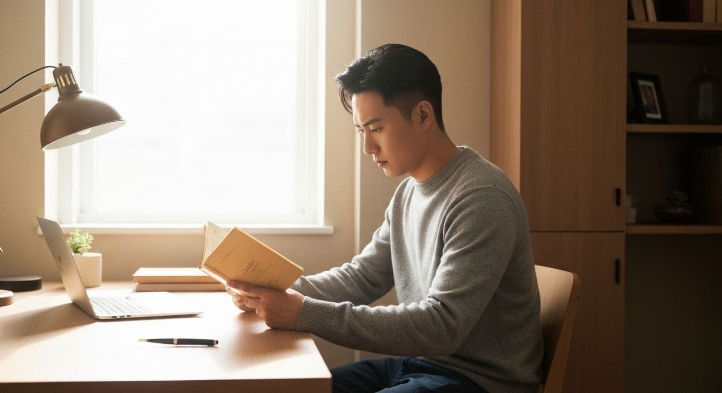 Person exploring their mind through thoughtful reflection to improve daily decision-making