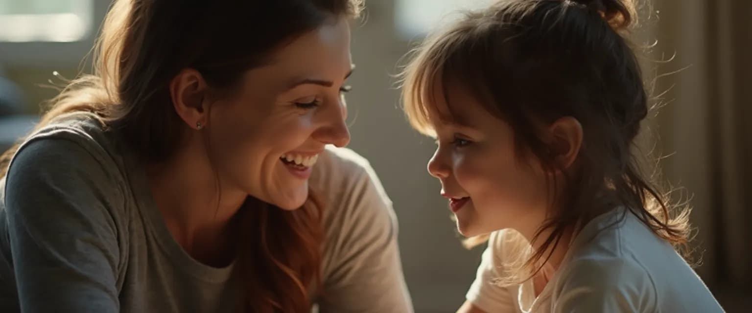 Parent and child connecting through the pros of emotional intelligence