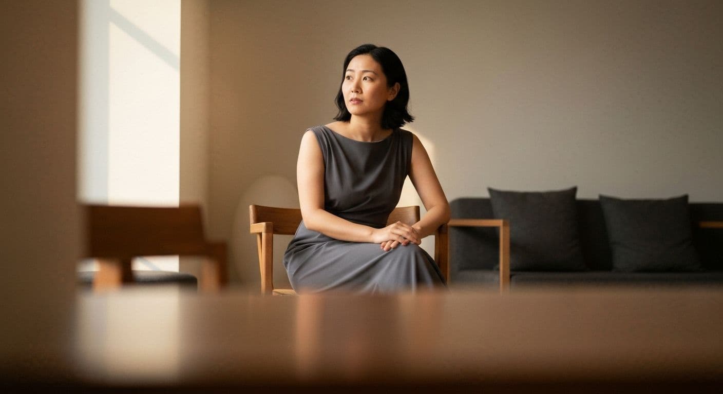 Person holding phone contemplating unblocking ex after WhatsApp breakup