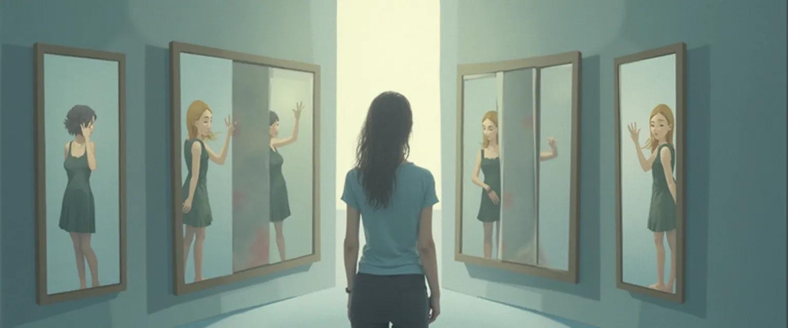 Infographic showing 7 signs of people with no self-awareness and boundary-setting strategies