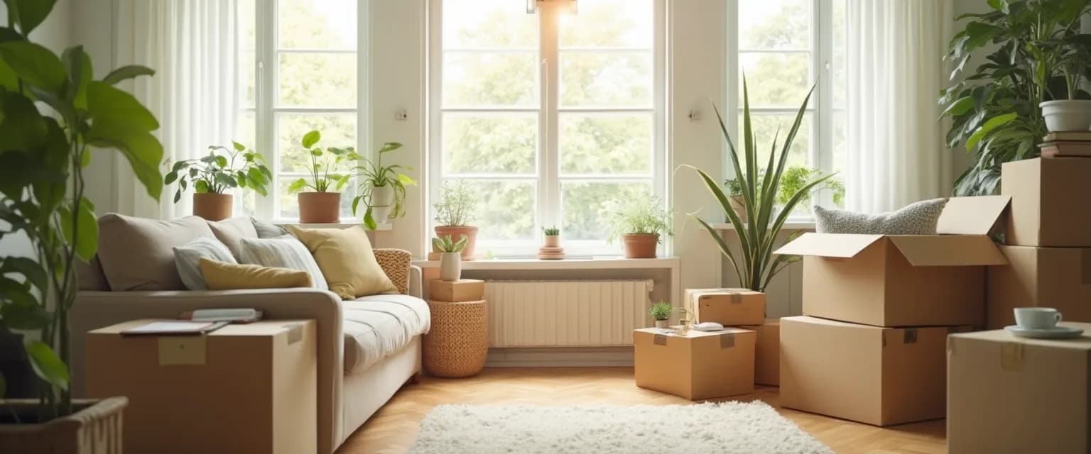 Woman refreshing her living space while getting through a breakup