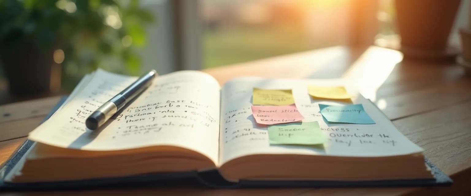 Person reflecting on self awareness personality traits using simple techniques