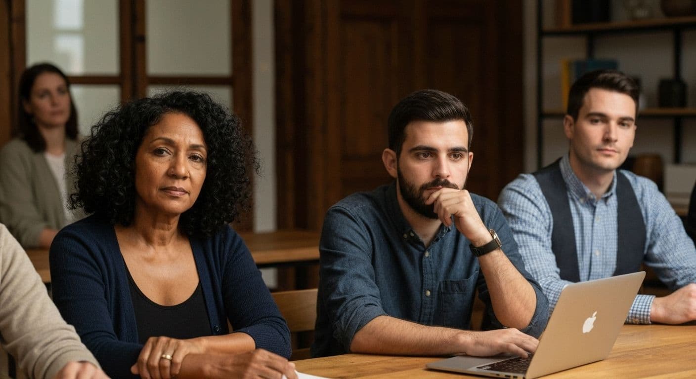 Person reflecting peacefully, illustrating self awareness in simple words for daily happiness