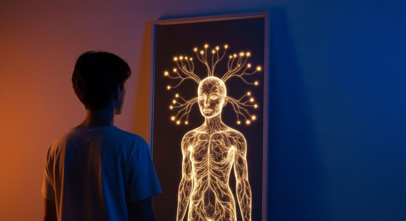 Person reflecting thoughtfully representing a guide to self awareness for personal growth and emotional intelligence development