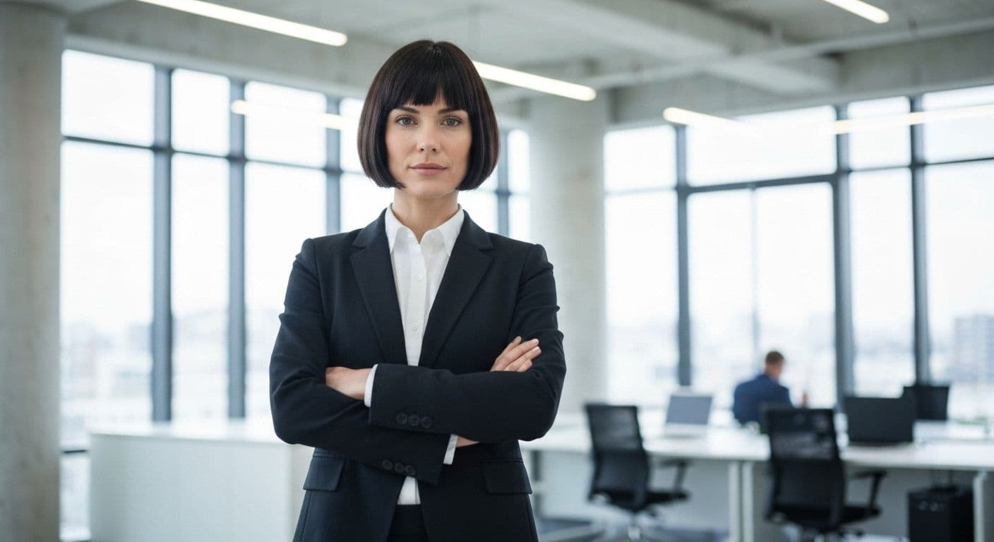 Leader demonstrating interpersonal self-awareness while engaging with team members in a collaborative meeting