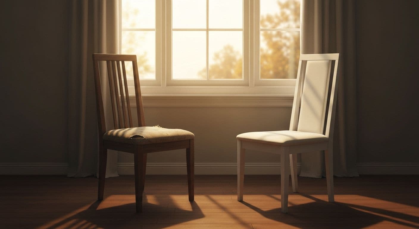 Person reflecting on losing a sibling with supportive emotional wellness tools