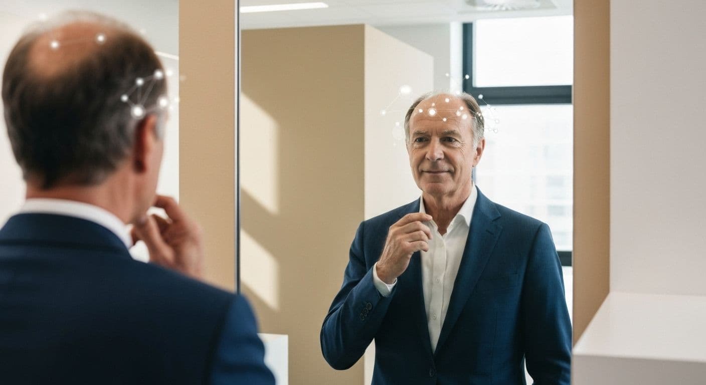 Professional demonstrating self awareness in simple words by reflecting on emotions and workplace interactions for career success