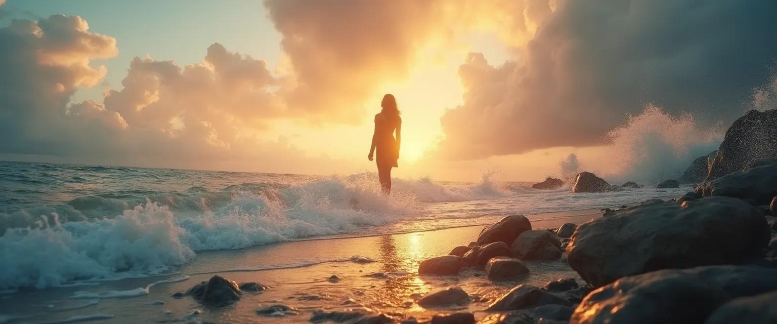 Person practicing grounding techniques to maintain confidence during life challenges