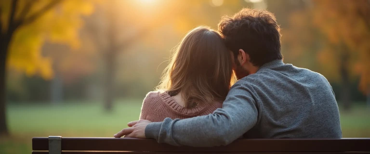 Supportive friend knowing what to say to someone who's lost a loved one during different grief stages