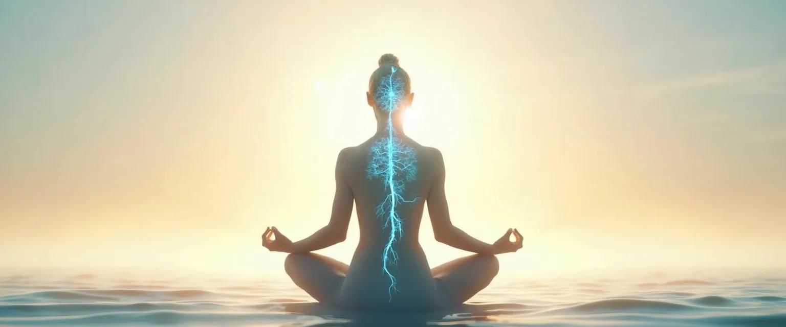 Person practicing mindful techniques for reconditioning the body to a new mind