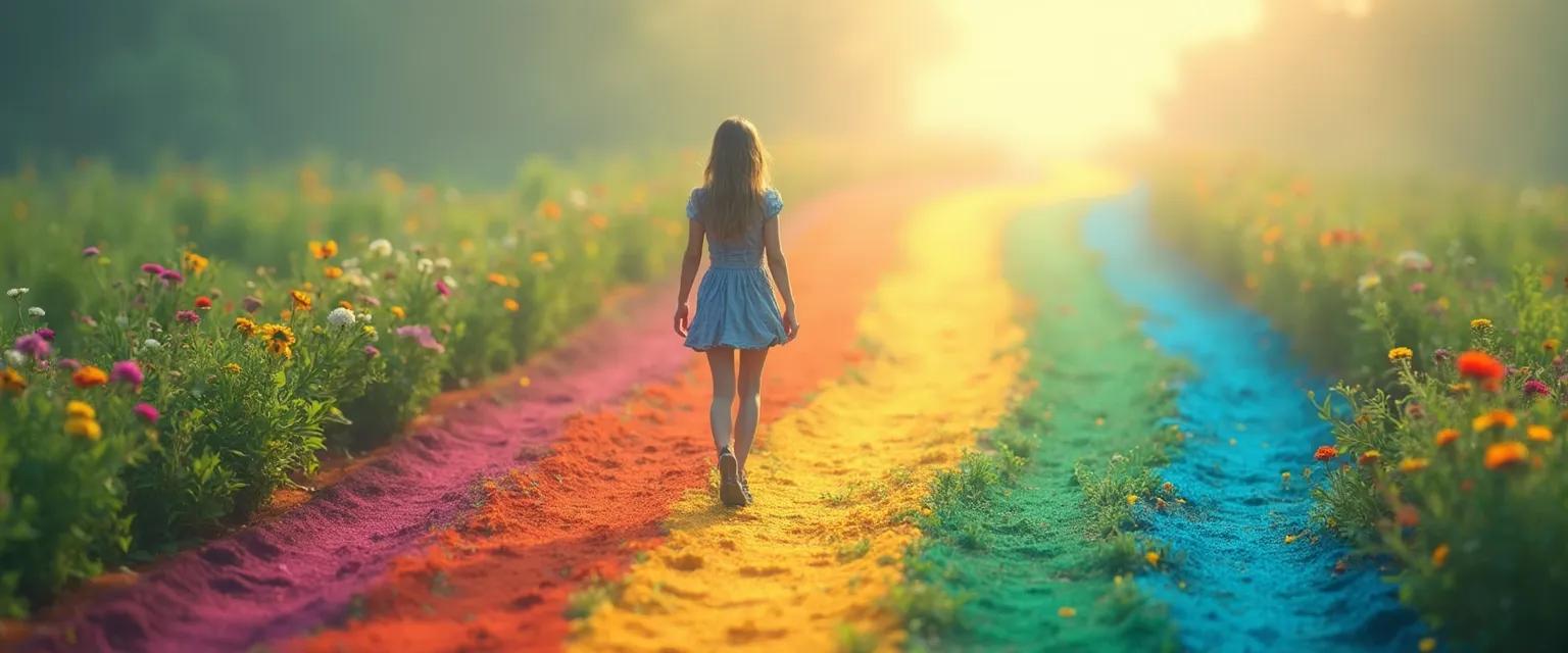 Person reflecting positively after a short term relationship breakup with growth symbols