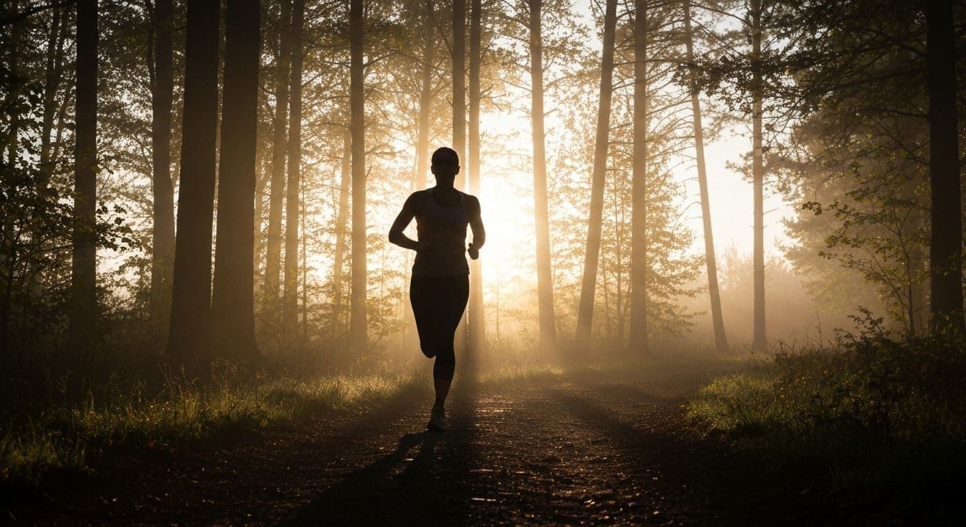 Man exercising outdoors as breakup advice for guys to process emotions through physical activity
