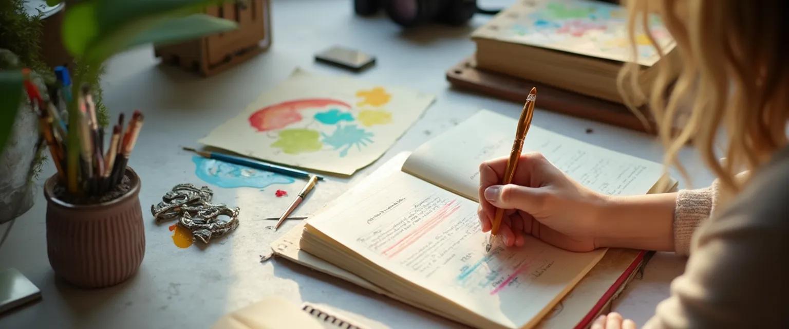 15 days of self-awareness examples chart for creative professionals