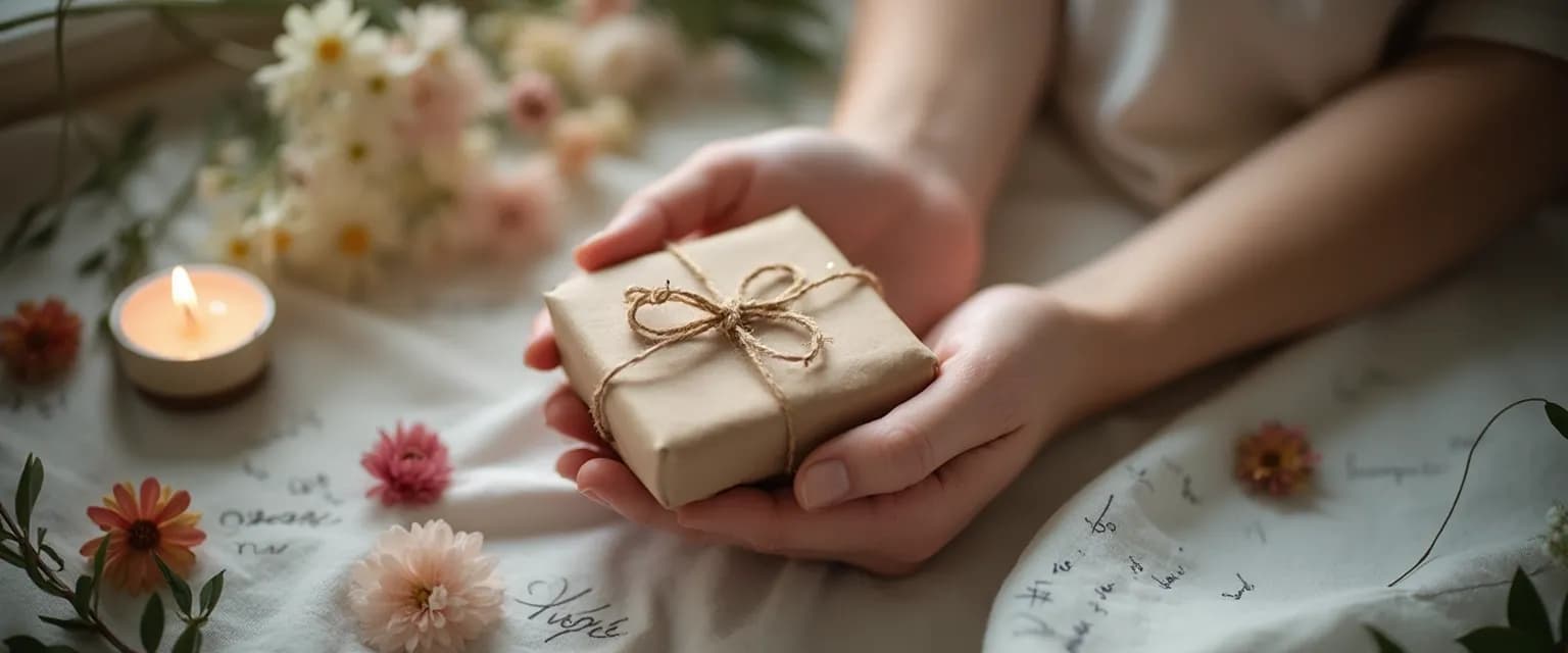 Thoughtful gift for someone grieving delivered at the right moment in their grief journey