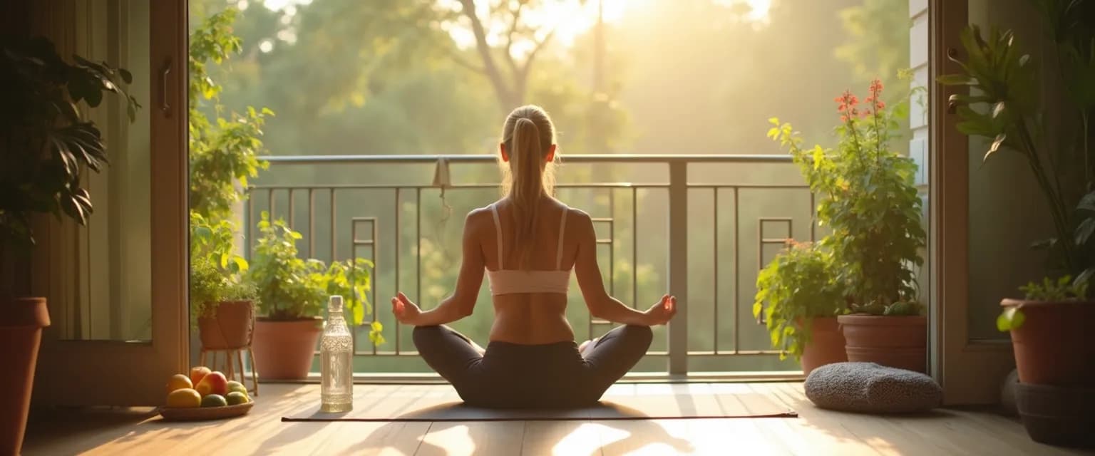 Person practicing mind-body connection habits for a healthy life healthy mind