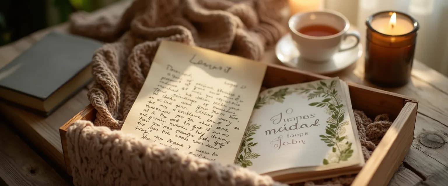 Comfort box as a thoughtful gift for someone who has lost a loved one