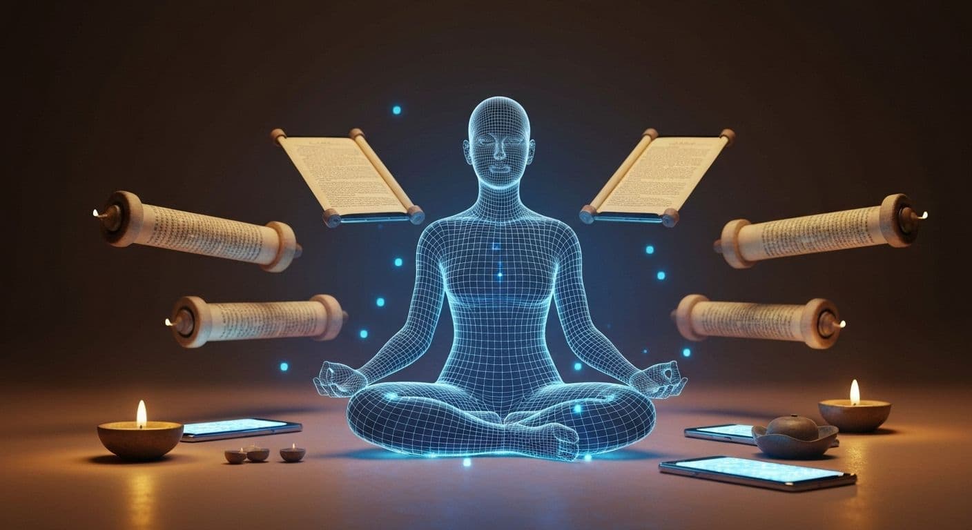 Modern mind finding balance through ancient wisdom practices in the digital age