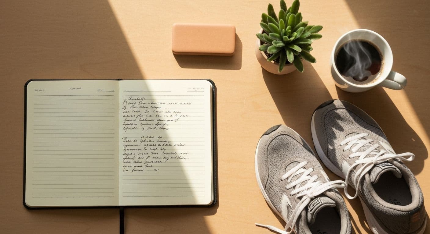 Person building daily habits for mindset growth through small consistent actions