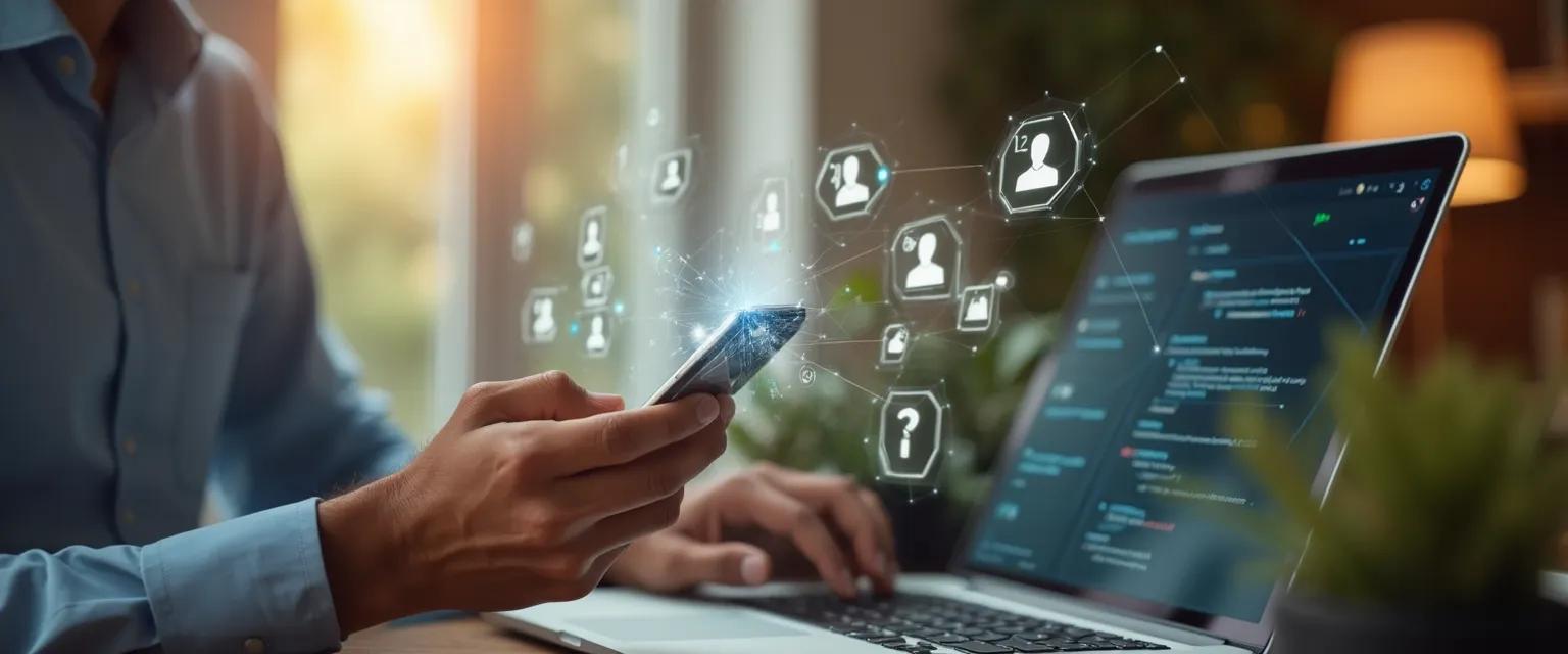 Employee mobile app connecting remote team members across locations