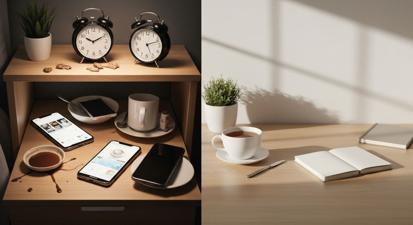 Person practicing mindful morning routine to support a healthy mind and mental clarity