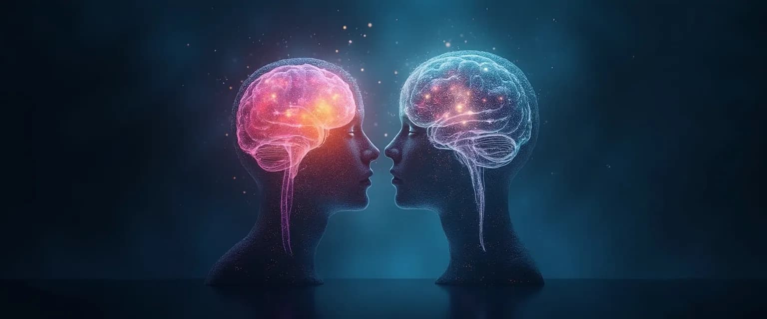 Person practicing emotional mind balancing exercises for better logical thinking