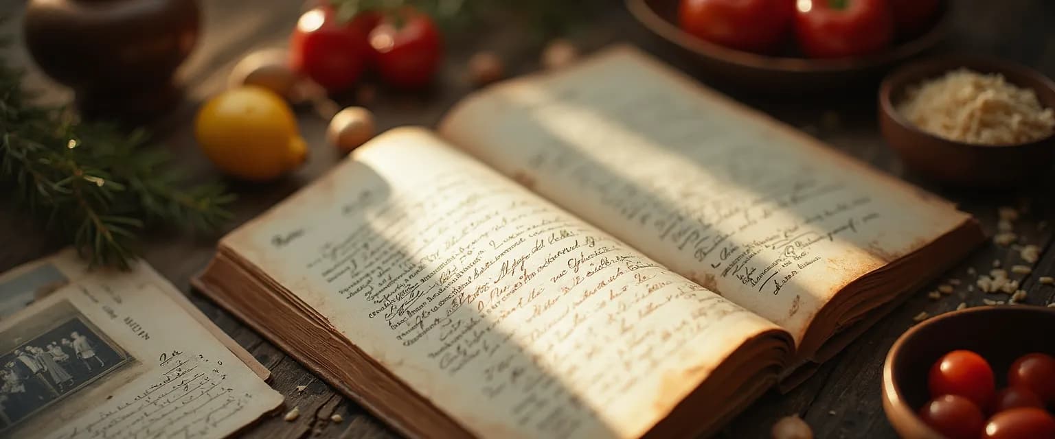 Memory recipe book as a thoughtful gift for what to send a friend who lost a parent